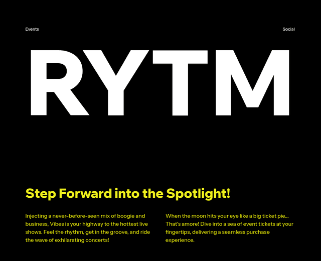 Rytm main page